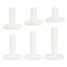 Siliconen golfteehouder voor heren, 6 stuks