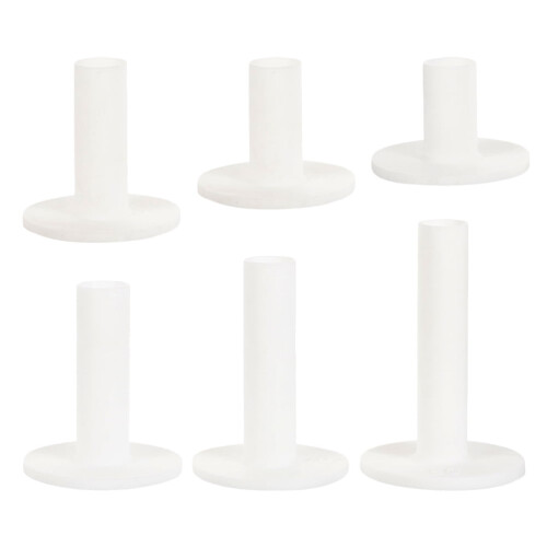 Siliconen golfteehouder voor heren, 6 stuks