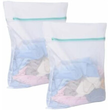 Mesh Laundry Bag 20x24", Zippered Wash Bag for Delicates, Bras, Underwear – Compatible with All Washing Machines