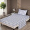 Ensemble de draps en flanelle pour lit Cal King, 4 pièces 2