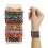 Set di elastici per capelli e braccialetti in stile boho per donna, 20 pezzi 2