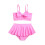Σετ Μαγιό Mommy & Me Pink – Μπικίνι δύο τεμαχίων με φούστα μαγιό για κορίτσια, Μαγιό 2