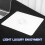 Mousepad για γραφείο, Mousepad από σκληρυμένο γυαλί 7H, Λευκό Mousepad, Χαμηλή επιφάνεια τριβής 3