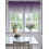 Cortina de varão com degradê roxo e cinza, 107 x 46 cm (42 x 18 polegadas), compatível com cozinhas, quartos, banheiros e salas de estar em estilo 7
