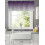 Cortina de varão com degradê roxo e cinza, 107 x 46 cm (42 x 18 polegadas), compatível com cozinhas, quartos, banheiros e salas de estar em estilo 8