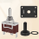 Waterdichte tuimelschakelaar 30A 12V SPDT 3-pins 4