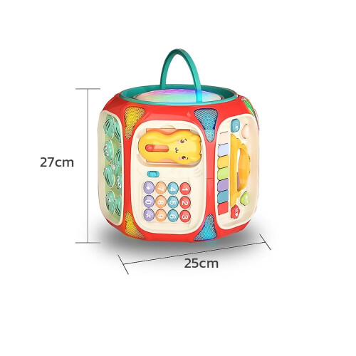 MesaSe Activity Box Kids Activity Box Baby toys, developmental activity boxes, 8-sided activity boxes, activity tables 2