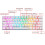 61-Key Red Switch Mechanical Keyboard, Wireless 60% Mode, Compatible with Laptop/PC 2