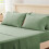 Queen Comforter Set Sage Green Seersucker 7-Piece 5