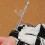 Silver Threader Tweezer Steel Elastic Drawstring 1pc 6