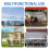 Lona de PVC transparente retardante de chamas, 78x118 polegadas, 20 mil. 5