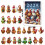 AuroraX 24-daagse acryl kerstadventskalender 4