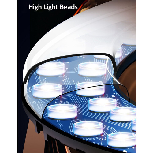 Ring Light LED de 10 polegadas com tripé e suporte para celular, 3 modos/10 níveis de brilho, compatível com transmissões ao vivo, vídeos e 1