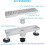 Linear Shower Drain 12 inch Removable Cover 304 Stainless 3