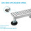 Linear Shower Drain 12 Inch Removable Cover 304 Stainless 8