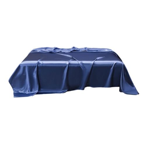 Queen Satin Flat Sheet – Silkeagtig, Temperaturregulerende 1