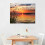 Lake Dock Sunset Canvas Art Print 2