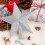 Christmas star tree topper glittered 8 inch 4