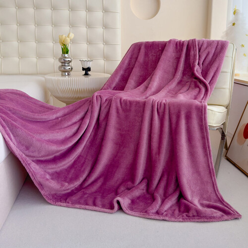 Fleece Blanket Purple 150 x 200 cm 1