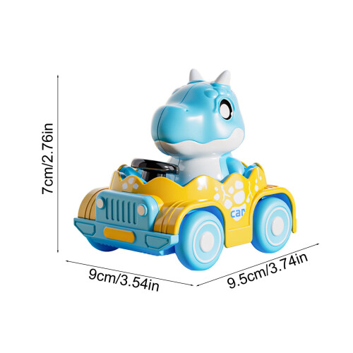 Dinosaurus Kitkaleluauto Lapsille, Monivärinen, 1kpl 2