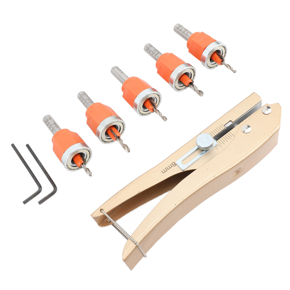 6-Piece Countersink Drill Bit Set 2.8-4.0Mm Multi 7651384674894