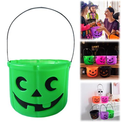Halloween-kurpitsanko kahvalla, vihreä, 1 kpl 1