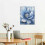 Tableau moderne sur toile Fleur bleue, 61 x 91 cm 2