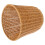 unbranded Woven Storage Basket Weaving Wastebaskets Garbage Can Wicker 4