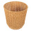 unbranded Woven Storage Basket Weaving Wastebaskets Garbage Can Wicker 5