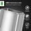 Homcom HOMCOM 2 x 20L Double Kitchen Bin, Pedal Bin Soft-Close Lid, Silver Tone 3
