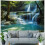 Ταπισερί πισίνας με μπλε μοτίβο "Waterfall Forest" 1 τεμ. 4
