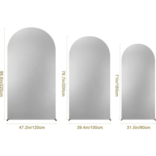 Couverture élastique argentée pour arche de 2 m 2
