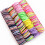 100 τεμάχια Scrunchies, Απαλά Scrunchies για Μαλλιά για Γυναικεία, Αξεσουάρ Μαλλιών Άνετης 2
