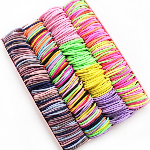 100 τεμάχια Scrunchies, Απαλά Scrunchies για Μαλλιά για Γυναικεία, Αξεσουάρ Μαλλιών Άνετης 1