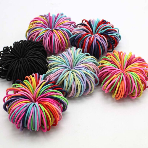 100 τεμάχια Scrunchies, Απαλά Scrunchies για Μαλλιά για Γυναικεία, Αξεσουάρ Μαλλιών Άνετης 2