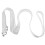 Truck Tow Strap with Hook White Polyester 1 Piece 4