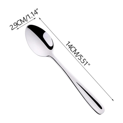 Japceit Mini-Edelstahllöffel-Set – 4-teilig 1