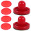 Worgeous8PCS76MM Ανταλλακτικά Pushers για Τραπέζια Παιχνιδιού, Κιτ Κεφαλής Τερματοφύλακα, 4