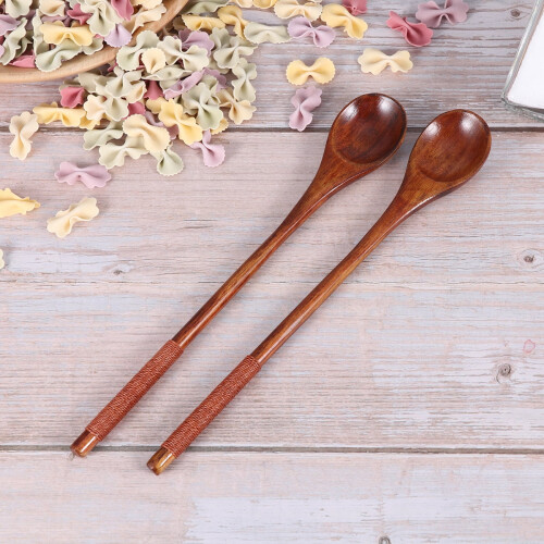 5-teiliges Set Holzlöffel, braun 1