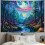 Fantasiskog Stjernehimmel billedteppe 40x30 tommer 2