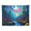 Fantasiskog Stjernehimmel billedteppe 40x30 tommer 5