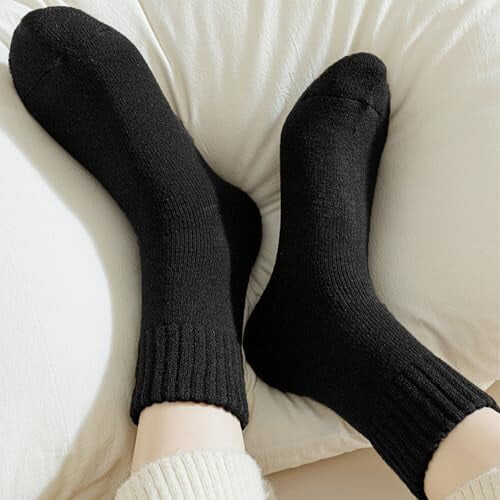 Women's Thermal Wool Crew Socks 5 Pairs 1