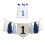Conjunto de banner com borla para decoração de cadeirão de bebê com tecido. 2