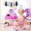 Conjunto de banner com borla para decoração de cadeirão de bebê com tecido. 6