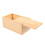 Organizador de gaveta de mesa de madeira amarelo, pacote com 1 unidade, 16,5 x 9,4 cm (6,5 x 3,7 polegadas). 4