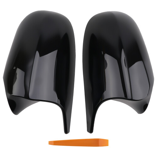 Wing Mirror Rearview Cover Caps For BMW 1 Series E87 E81 E82 E88 Gloss Black L+R 1