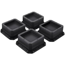 Elevadores de muebles de 2,5 cm (1 pulgada), elevadores de cama resistentes, elevadores de escritorio para elevar las patas de sillas y mesas,