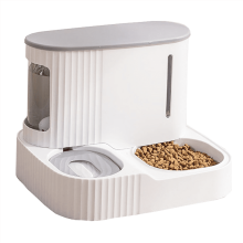 Dog Food Feeder Cat Automatic Feeding Water Bowl Pet Storage Dispenser.