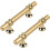 Gold Cabinet Handles Brushed Brass 3 Inch 10 Pack 1