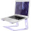 Suporte para laptop em alumínio, compatível com Mac MacBook Air Pro de 10 a 15,6 polegadas, suporte elevador ergonômico (roxo) 1